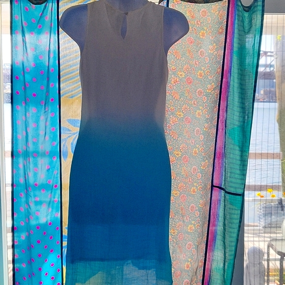 Asymmetrical Boho Ombre Dress NWOT - Picture 4 of 4